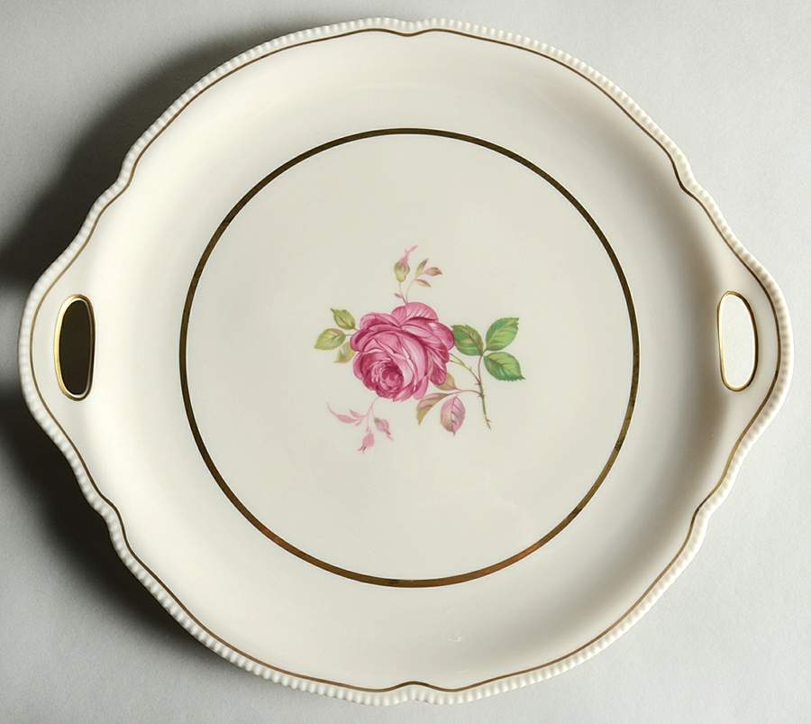 Dolly Madison Handled Cake Plate by Castleton (USA)-1