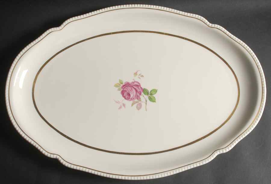 Dolly Madison 19" Oval Serving Platter by Castleton (USA)-1