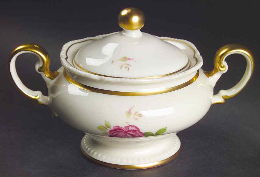 Dolly Madison Sugar Bowl & Lid by Castleton (USA)-1