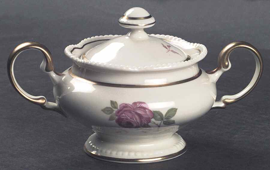 Dolly Madison Sugar Bowl & Lid by Castleton (USA)-1