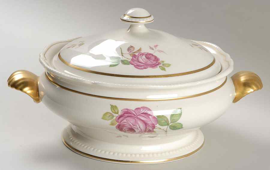 Dolly Madison Round Covered Vegetable by Castleton (USA)-1