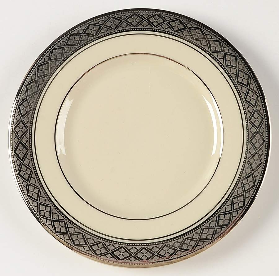Evening Reflections Platinum Bread & Butter Plate by Castleton (USA)-1