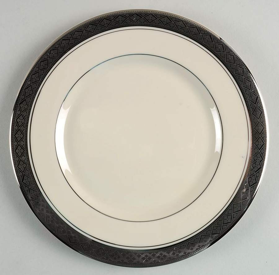 Evening Reflections Platinum Salad Plate by Castleton (USA)-1