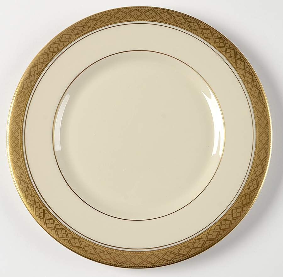 Evening Reflections Gold Salad Plate by Castleton (USA)-1