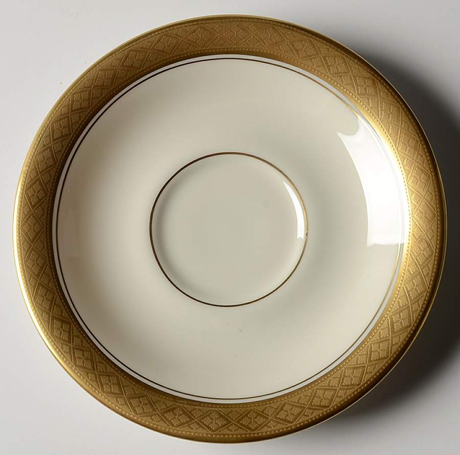 Evening Reflections Gold Saucer by Castleton (USA)-1