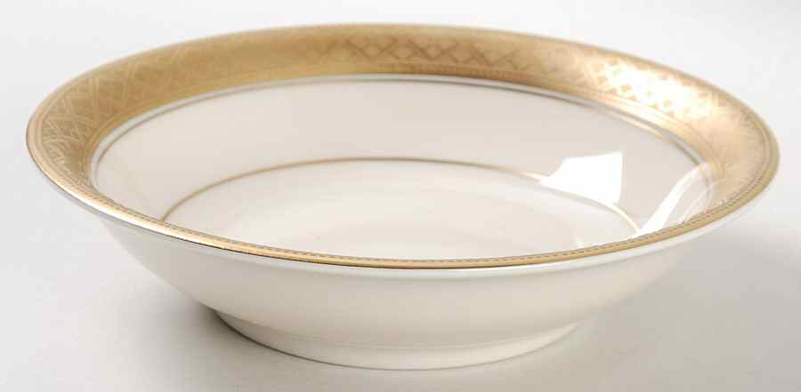 Evening Reflections Gold Fruit/Dessert (Sauce) Bowl by Castleton (USA)-1