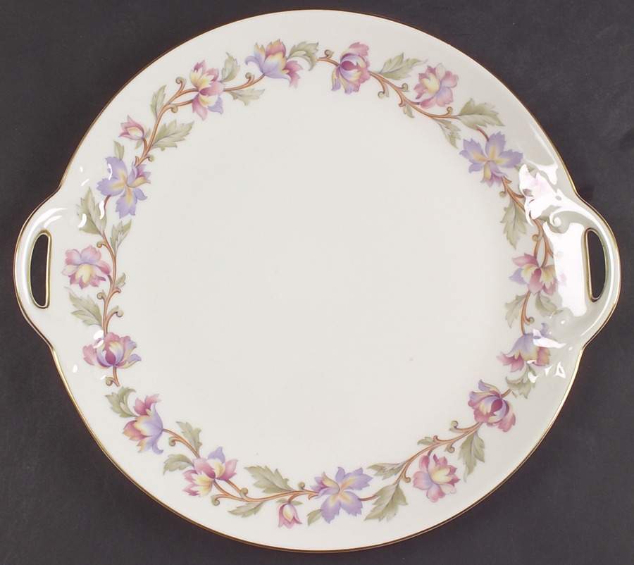 Fantasy Handled Cake Plate by Castleton (USA)-1