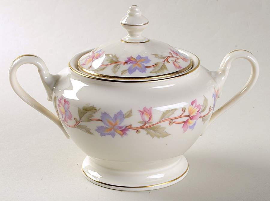 Fantasy Sugar Bowl & Lid by Castleton (USA)-1