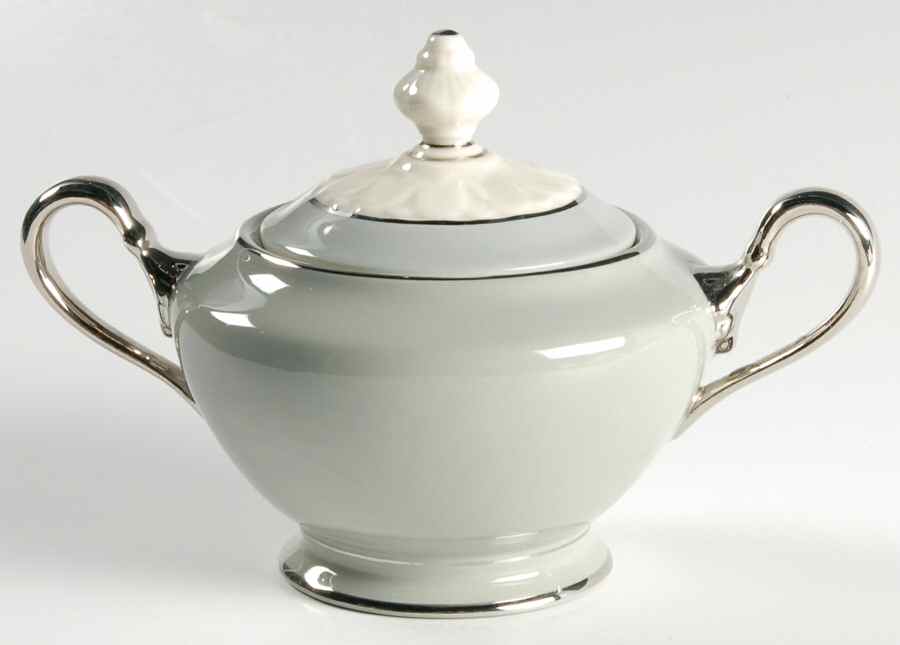 Flair Sugar Bowl & Lid by Castleton (USA)-1