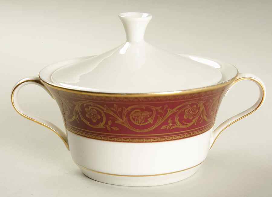 Flamenco Sugar Bowl & Lid by Castleton (USA)-1