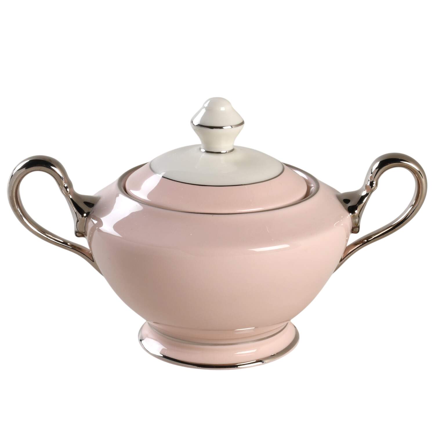 Fontaine Sugar Bowl & Lid by Castleton (USA)-1