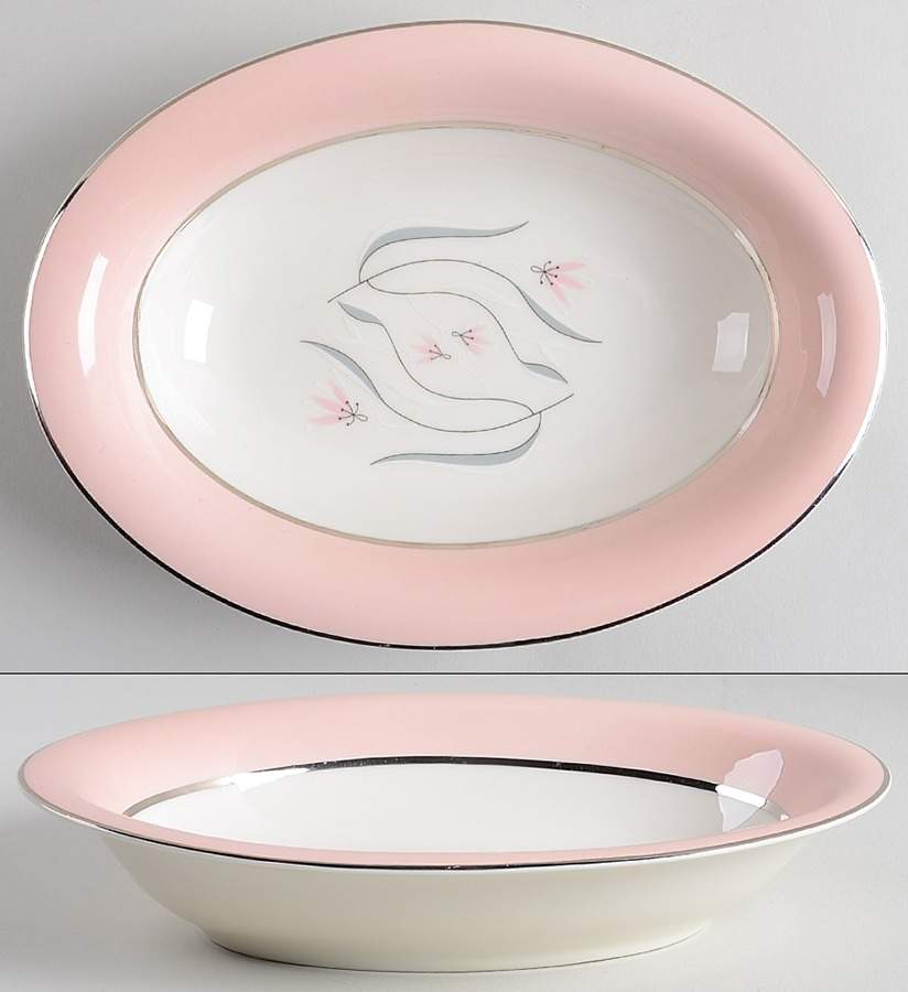 Fontaine 10" Oval Vegetable Bowl by Castleton (USA)-1
