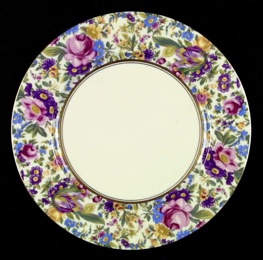 Garden Caprice (Smooth) Dinner Plate by Castleton (USA)-1
