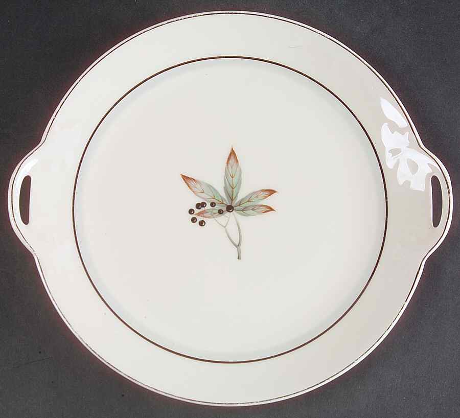 Glenwood Handled Cake Plate by Castleton (USA)-1
