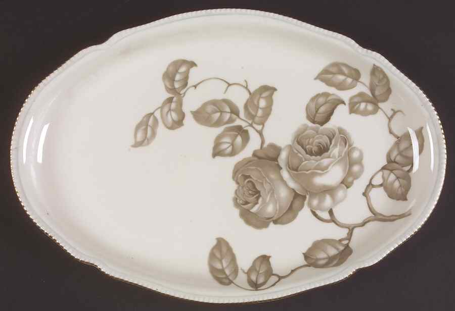 Gloria 13" Oval Serving Platter by Castleton (USA)-1