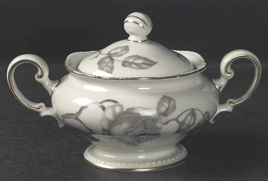 Gloria Sugar Bowl & Lid by Castleton (USA)-1