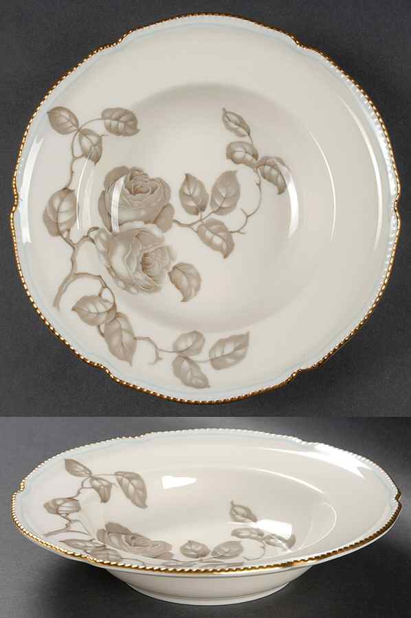 Gloria Rim Soup Bowl by Castleton (USA)-1
