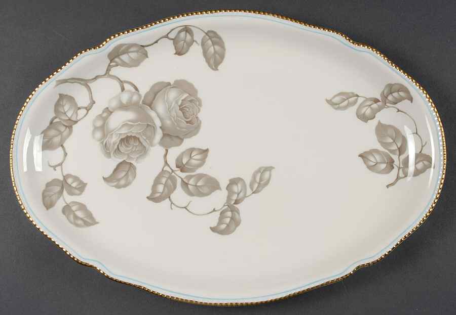Gloria 16" Oval Serving Platter by Castleton (USA)-1