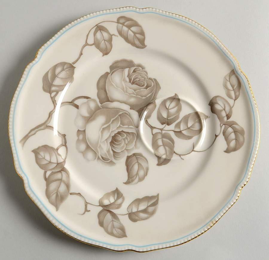 Gloria Snack Plate for Snack Set that Uses Footed Cup by Castleton (USA)-1