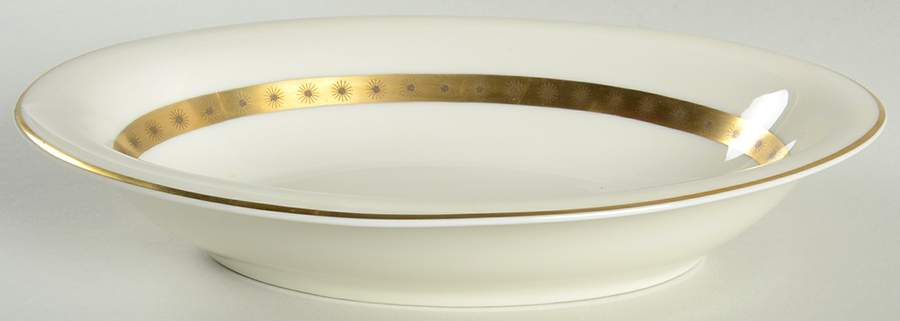 Golden Classic 10" Oval Vegetable Bowl by Castleton (USA)-1