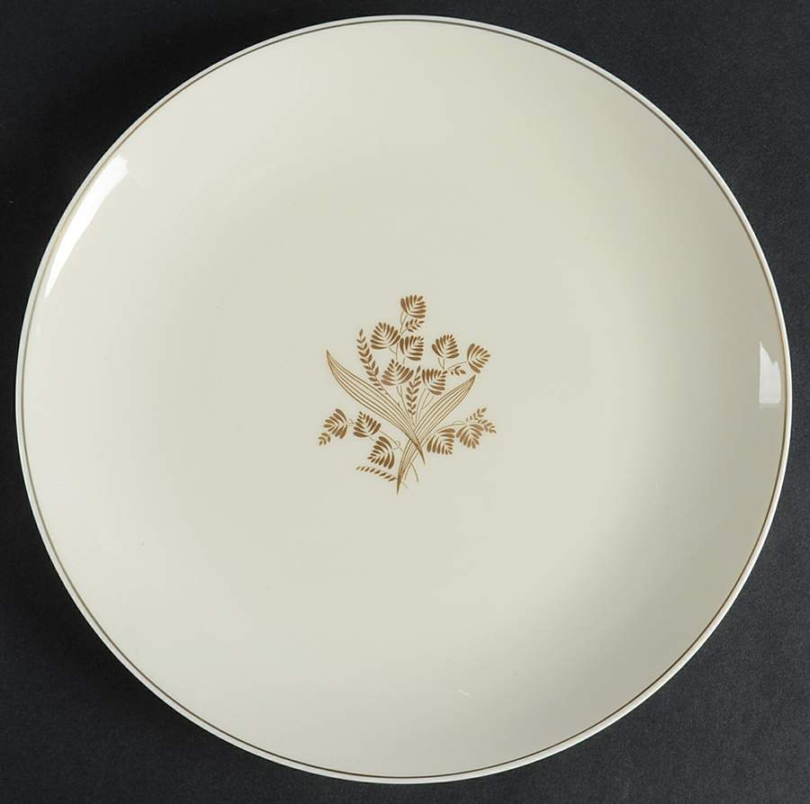 Golden Meadow Salad Plate by Castleton (USA)-1