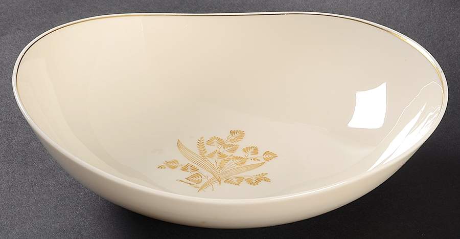 Golden Meadow 9" Oval Vegetable Bowl by Castleton (USA)-1