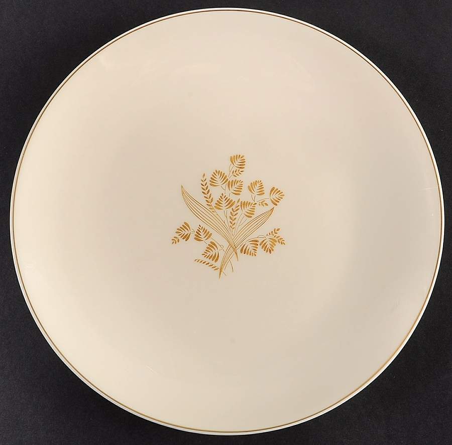Golden Meadow Luncheon Plate by Castleton (USA)-1