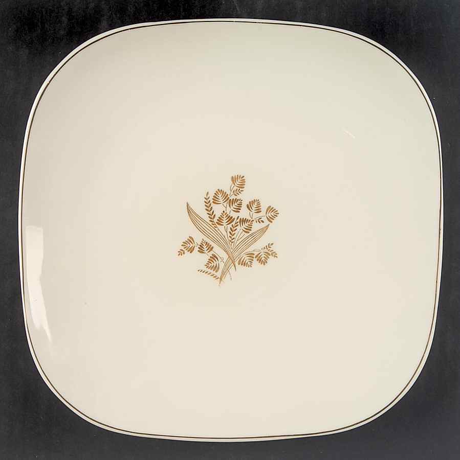 Golden Meadow Square Salad Plate by Castleton (USA)-1