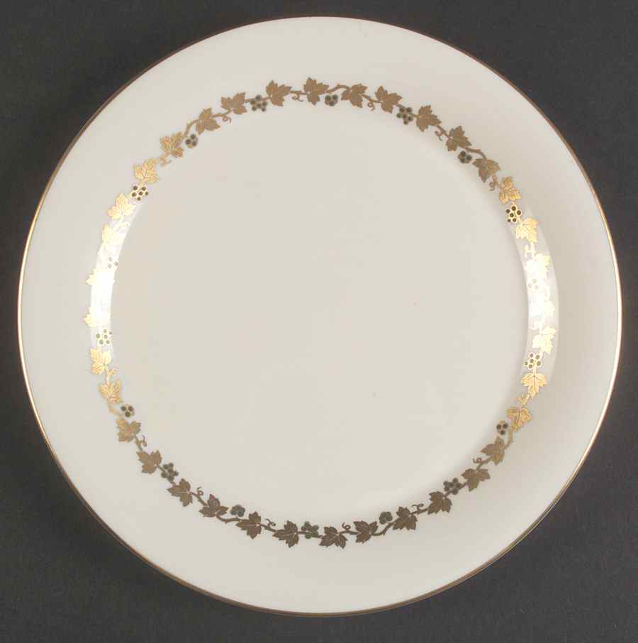 Golden Melody Dinner Plate by Castleton (USA)-1