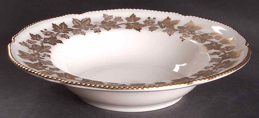Golden Moment Rim Soup Bowl by Castleton (USA)-1