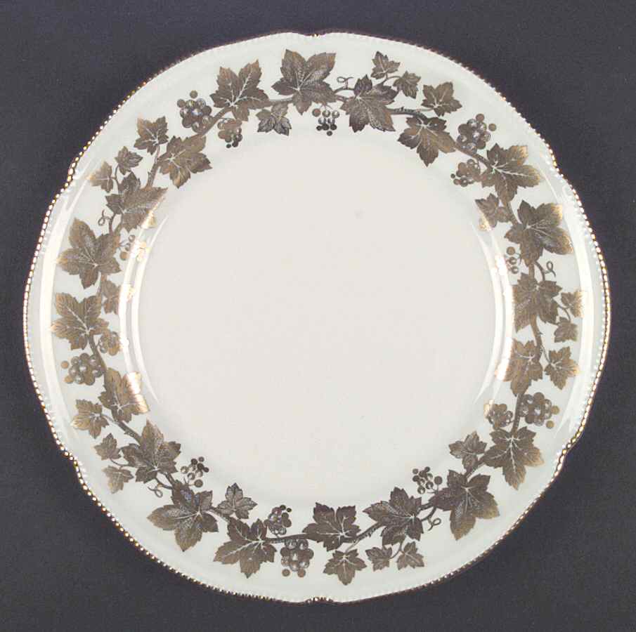 Golden Moment Dinner Plate by Castleton (USA)-1