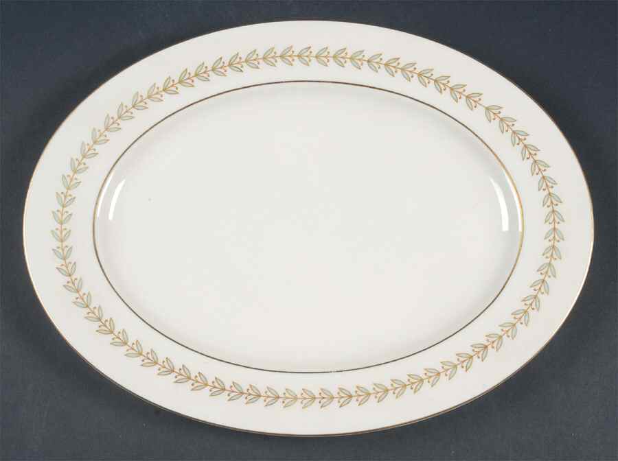 Grosvenor 13" Oval Serving Platter by Castleton (USA)-1