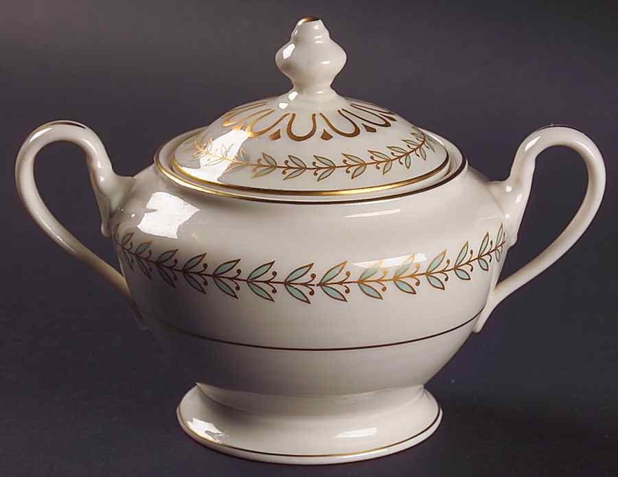 Grosvenor Sugar Bowl & Lid by Castleton (USA)-1