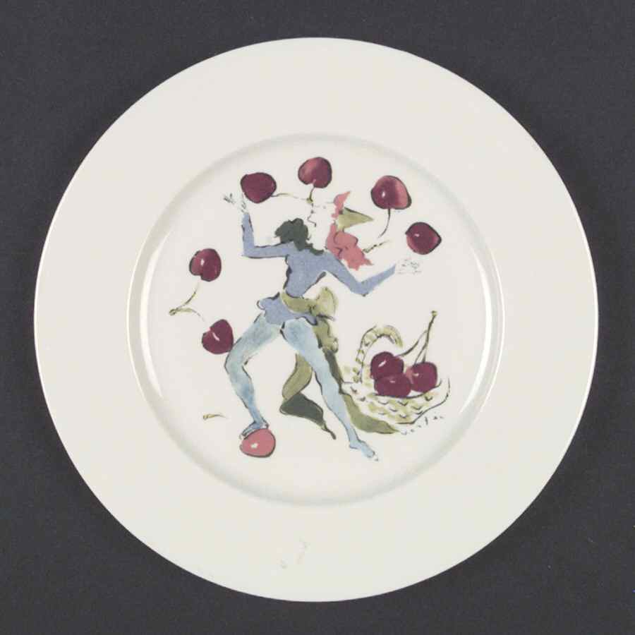 Harvest (Scenes, Rim) Luncheon Plate by Castleton (USA)-1