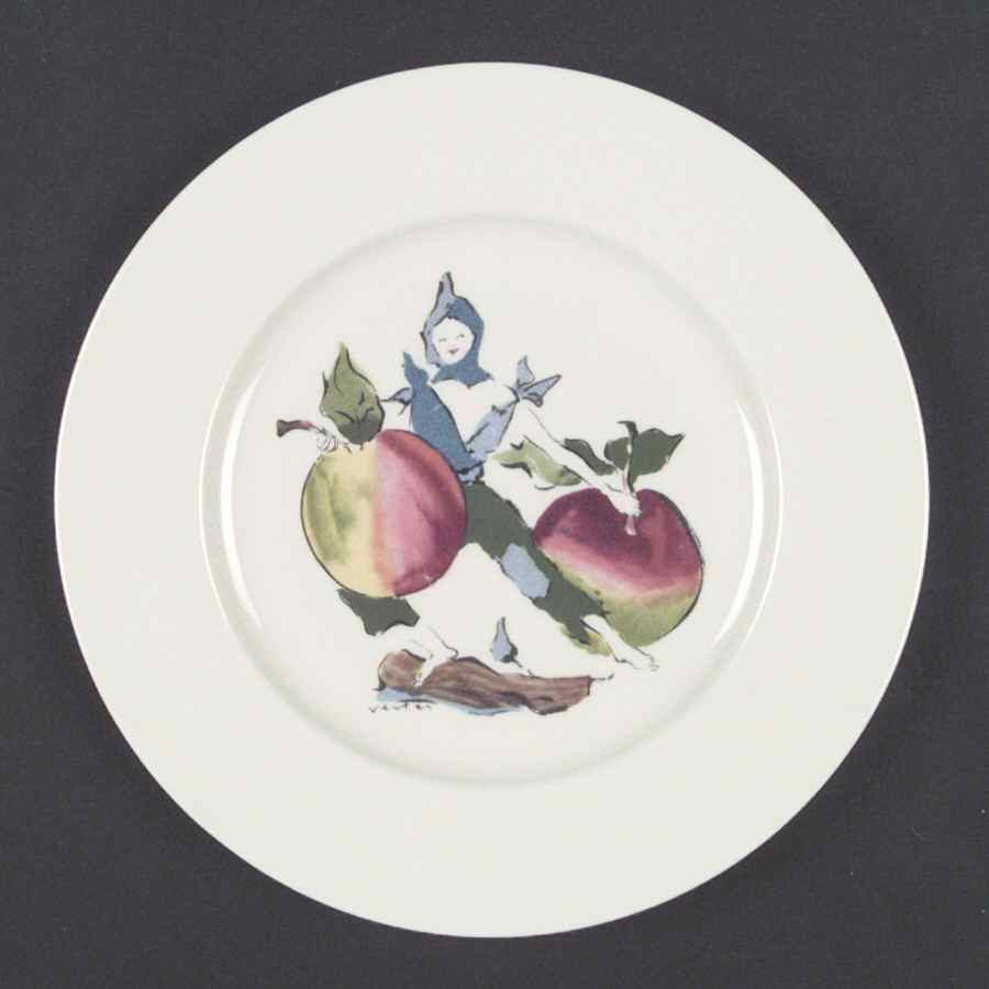 Harvest (Scenes, Rim) Luncheon Plate by Castleton (USA)-1