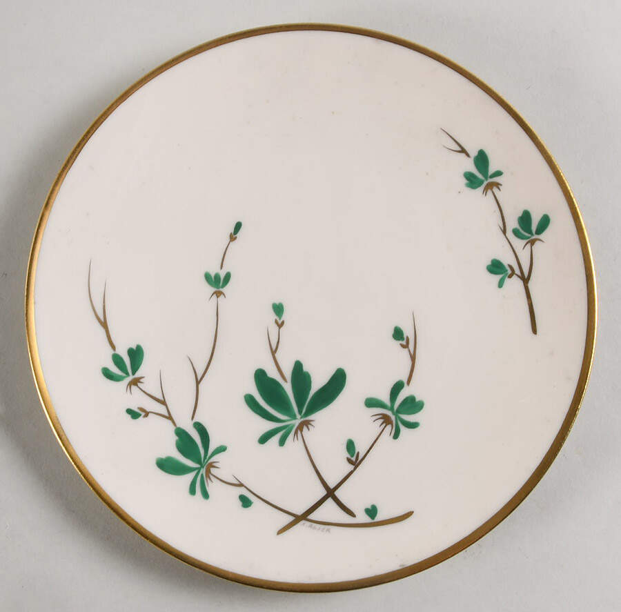 Jade Saucer for Cream Soup Bowl by Castleton (USA)-1