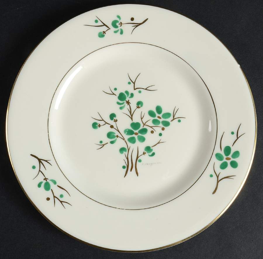 Jade Salad Plate by Castleton (USA)-1