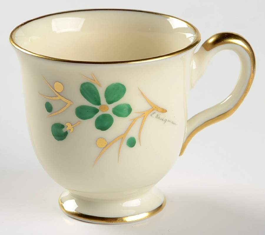Jade Footed Demitasse Cup by Castleton (USA)-1