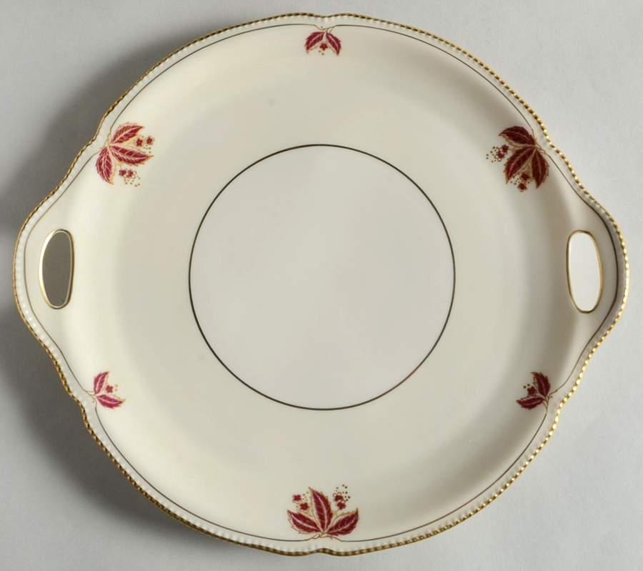 Jubilee Handled Cake Plate by Castleton (USA)-1