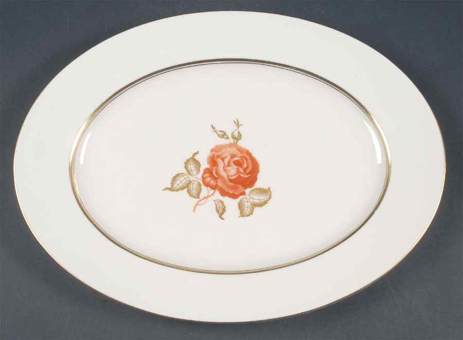 June 13" Oval Serving Platter by Castleton (USA)-1