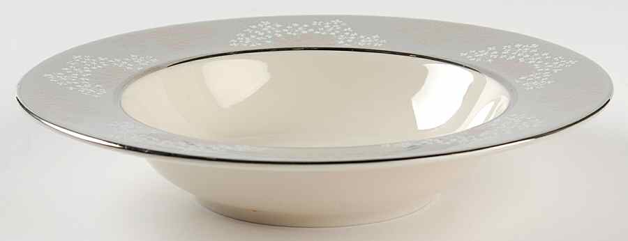Lace Rim Soup Bowl by Castleton (USA)-1