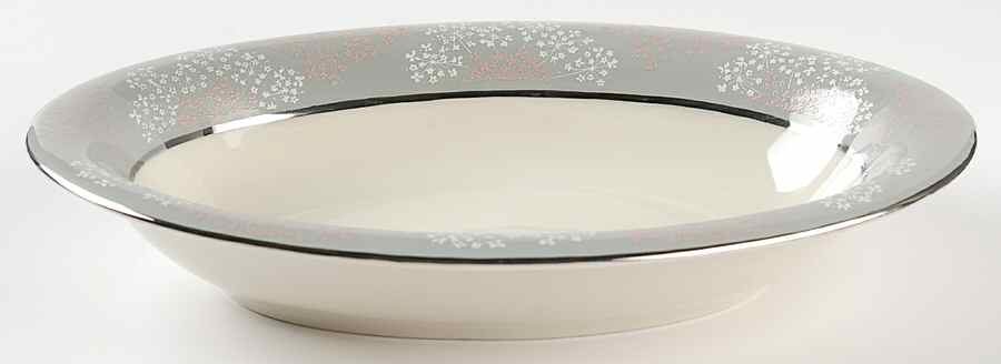 Lace 10" Oval Vegetable Bowl by Castleton (USA)-1