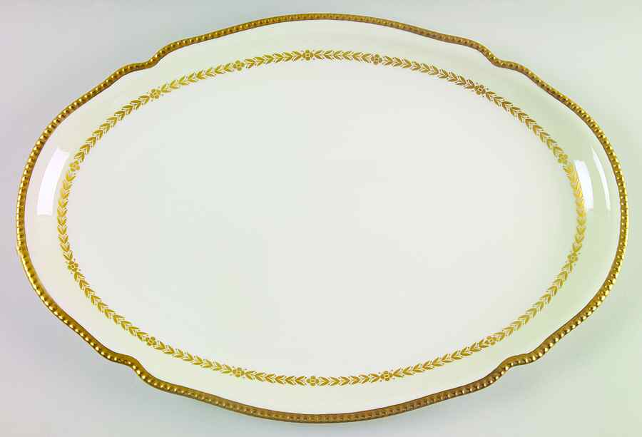 Laurel 19" Oval Serving Platter by Castleton (USA)-1