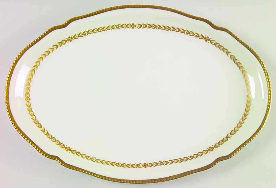 Laurel 16" Oval Serving Platter by Castleton (USA)-1