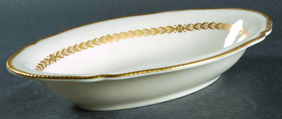 Laurel 10" Oval Vegetable Bowl by Castleton (USA)-1
