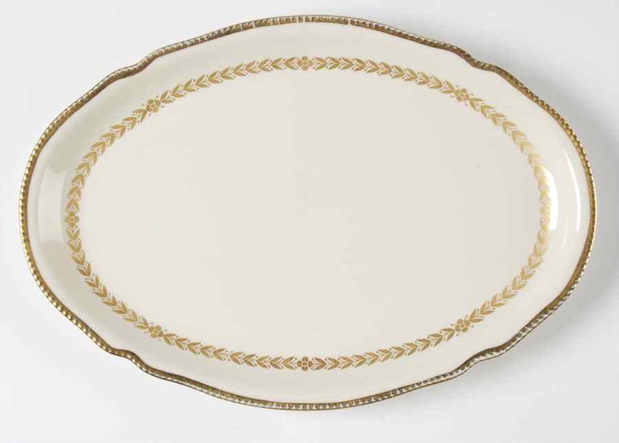 Laurel 13" Oval Serving Platter by Castleton (USA)-1