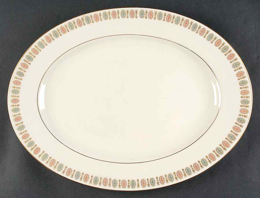 Lavalliere 15" Oval Serving Platter by Castleton (USA)-1