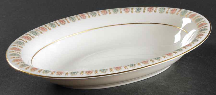 Lavalliere 10" Oval Vegetable Bowl by Castleton (USA)-1