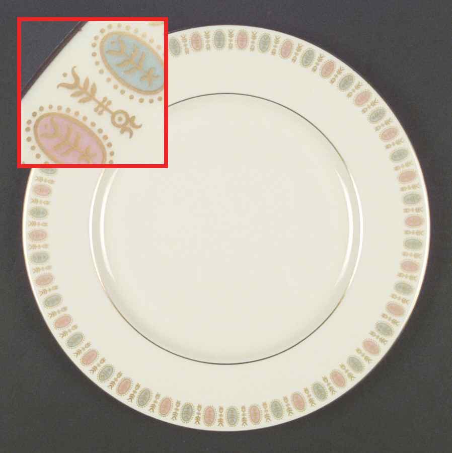 Lavalliere Dinner Plate by Castleton (USA)-1