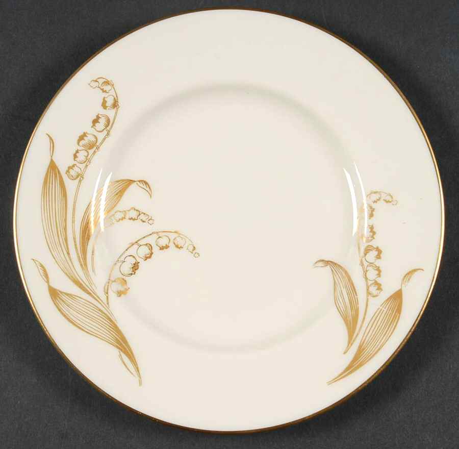 Lily of the Valley Bread & Butter Plate by Castleton (USA)-1